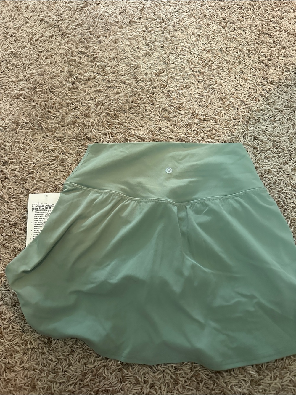 lululemon athletica Sage Green Athletic Skirt
